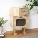 Ultimate Robot-Inspired Wooden Side Table – Stylish, Rotatable & Space-Saving - Image 2