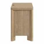 Wooden Nightstand with 3 Drawers - Tan - Image 3