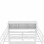 Ultimate White Metal Loft Bed with Desk & Storage – Stylish, Heavy Duty & Space-Saving for Kids & Adults - Image 9