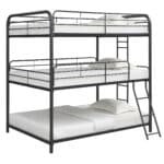 Ultimate Black Modern Triple Bunk Bed – Space-Saving, Stylish, and Sturdy for Modern Bedrooms - Image 2