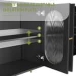 Black Acrylic Sideboard – Modern Storage Solution with Stylish Acrylic Doors - Image 9