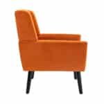 Elegant Velvet Accent Chair - Comfortable & Stylish Living Room Seat - Image 8