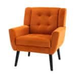 Elegant Velvet Accent Chair - Comfortable & Stylish Living Room Seat - Image 11