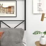 Metal Canopy Bed Frame with Vintage Headboard and Under-Bed Storage - Black - Image 8