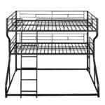 Ultimate Black Metal Triple Bunk Bed – Space-Saving, Durable & Stylish for Better Sleep & Room Organization - Image 11
