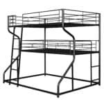 Ultimate Black Metal Triple Bunk Bed – Space-Saving, Durable & Stylish for Better Sleep & Room Organization - Image 8