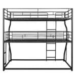 Ultimate Black Metal Triple Bunk Bed – Space-Saving, Durable & Stylish for Better Sleep & Room Organization - Image 12