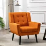 Elegant Velvet Accent Chair - Comfortable & Stylish Living Room Seat