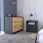 Ultimate Black Pine Bedroom Set - Stylish & Durable Furniture