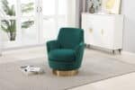 Velvet Swivel Chair - Luxurious & Comfortable Accent Seating - Image 11