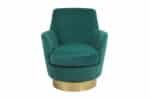 Velvet Swivel Chair - Luxurious & Comfortable Accent Seating - Image 2