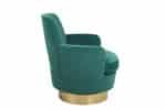 Velvet Swivel Chair - Luxurious & Comfortable Accent Seating - Image 4