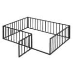 Ultimate Black Metal Floor Bed – Modern, Stylish, and Space-Saving for Comfortable Rest - Image 5