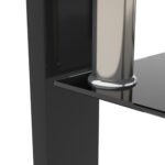 Elegant Black Tempered Glass Coffee Table - Modern Living Room Centerpiece - Image 11