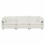 Elegant White Chenille Living Room Sofa - Comfortable & Modern - Image 7