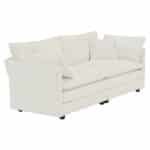 Elegant White Chenille Living Room Sofa - Comfortable & Modern - Image 10