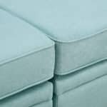 Corduroy U-Shaped Modular Sofa with Storage Ottoman - 6-Seater - Versatile Configuration - Image 31