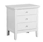 Premium White Casual Nightstand – Elegant, Durable, and Easy to Access - Image 2