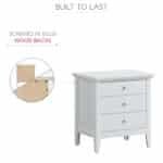 Premium White Casual Nightstand – Elegant, Durable, and Easy to Access - Image 7