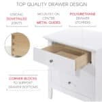 Premium White Casual Nightstand – Elegant, Durable, and Easy to Access - Image 10