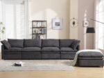 Ultimate Dark Gray Modular Sofa - Premium U-Shaped Sectional - Image 2