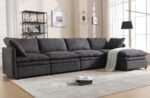 Ultimate Dark Gray Modular Sofa - Premium U-Shaped Sectional - Image 3
