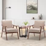 Premium Solid Wood Wingback Chair – Elegant, Durable, and Comfortable Accent for Any Room - Image 7