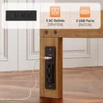 Elegant Queen Size Wood Platform Bed – Solid Pine, No Box Spring Needed - Image 5