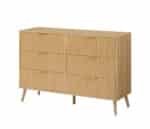Ultimate Wavy Wooden Dresser - Elegant Storage Solution with Unique Wave Drawers - Image 9
