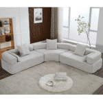 Ultimate Gray Boucle Modular Sofa - Premium Modern Comfort