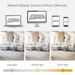 Chenille L-Shaped Sectional Sofa with Oversized Chaise and 2 Pillows - Gray - Image 8