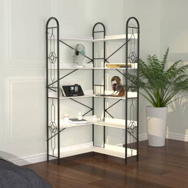 Ultimate Industrial Iron Corner Shelf – Sturdy & Stylish Storage