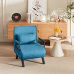 Ultimate Blue Convertible Futon — Versatile, Comfortable, Space-Saving 5-in-1 Sofa Bed - Image 5