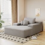 Ultimate Grey Faux Fur Cloud Sofa – Luxurious & Comfortable - Image 7