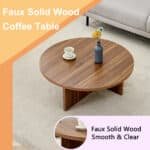 Elegant Walnut MDF Coffee Table – Modern & Durable Centerpiece - Image 6