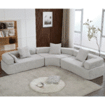 Ultimate Gray Boucle Modular Sofa - Premium Modern Comfort - Image 4