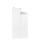 Wooden Extendable Dining Table with Storage - Neutral Finish - Image 10