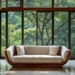 Microfiber Fabric Rectangular Corner Sofa with Foam Cushion - Modern Gray