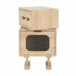 Ultimate Robot-Inspired Wooden Side Table – Stylish, Rotatable & Space-Saving - Image 10
