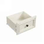 Engineered Wood 7-Drawer Dresser with Antique White and Rustic Brown Finish - Farmhouse Style - Image 12