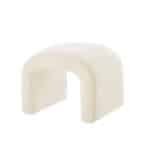 Elegant Cream U-Shaped Ottoman Set for Versatile Home Use - Image 5