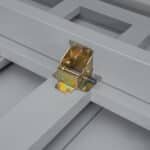 Solid Pine Wood Murphy Bed with Built-in USB Ports - Gray - Image 9