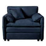 Blue Chenille Accent Chairs – Stylish & Comfortable Modern Seating - Image 10