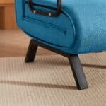 Ultimate Blue Convertible Futon — Versatile, Comfortable, Space-Saving 5-in-1 Sofa Bed - Image 10