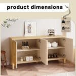 Elegant Carved Scatter Pattern Cabinet – Stylish Storage Solution - Image 7