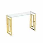 Elegant Golden Stainless Steel Console - Modern, Durable & Easy-to-assemble - Image 10
