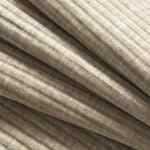 Chenille U-Shape Modular Sofa with USB Charger and Movable Ottoman - Striped - Image 9