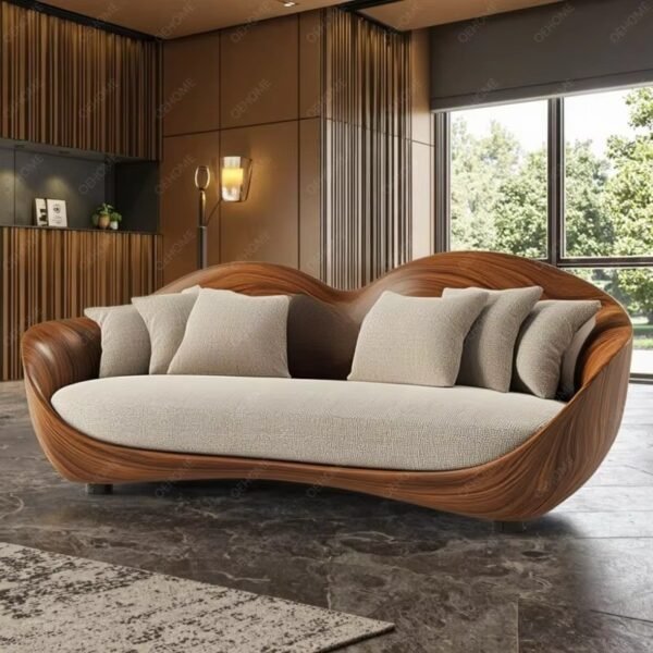 Fabric Corner Sofa with Adjustable Features - Two Seater - Modern Design