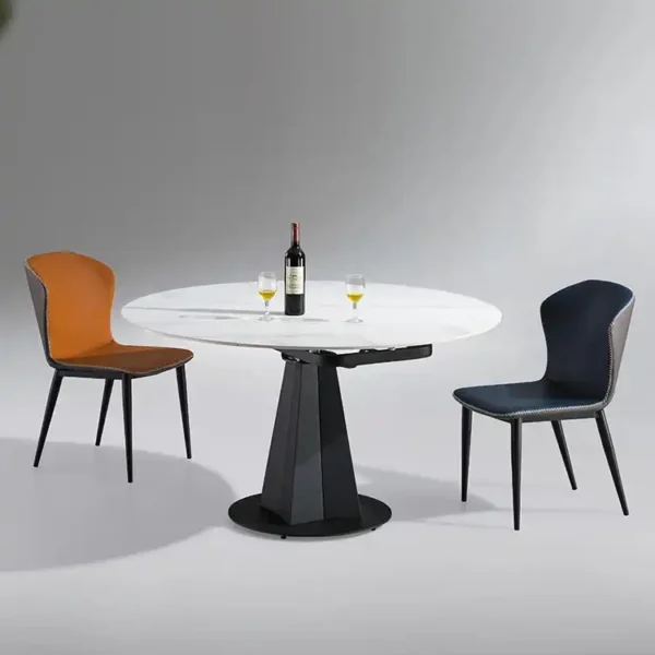 Multifunctional Dining Table Modern Extended Stention Ceramic Dining Table with Function Rotating Table