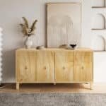 Elegant Carved Scatter Pattern Cabinet – Stylish Storage Solution - Image 3